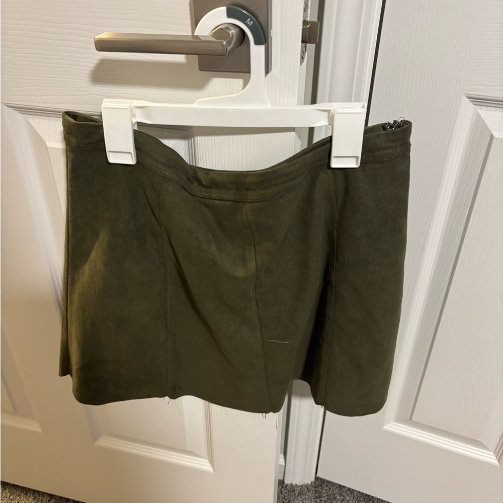 Olive Green Women's Skirt